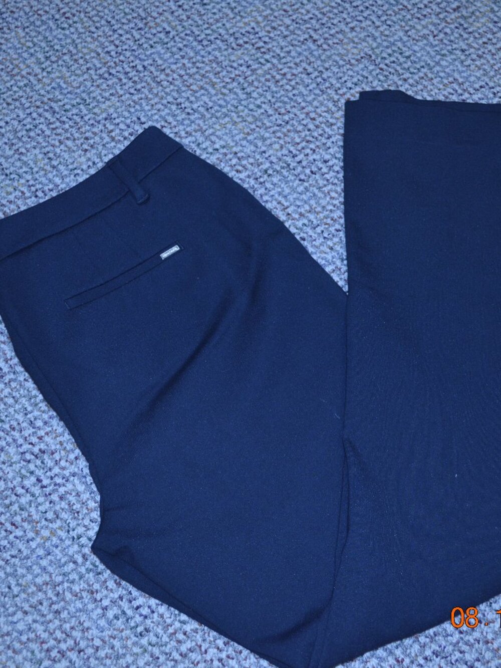 White House Black Market Womens Size 12 Black Slim Ankle Wide Leg Dress Pants